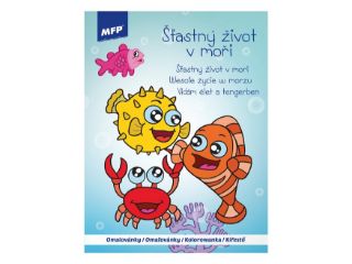 Obrázek z Omalovánky A4 Šťastný život v moři 210x276mm(10) 